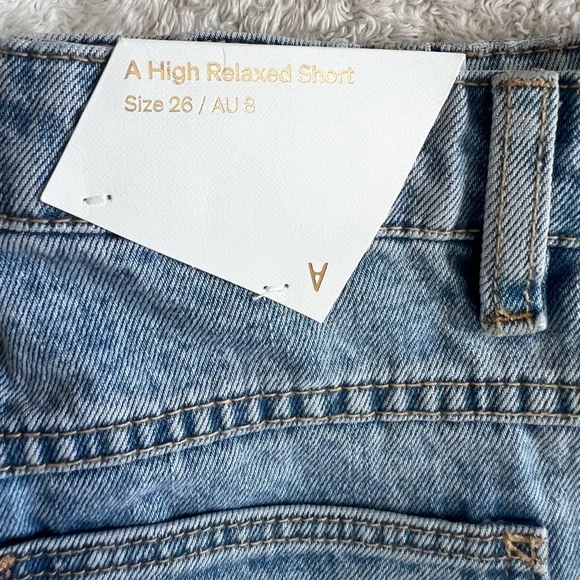 Hello Molly High Rise Jean Short NWT - Picture 3 of 4